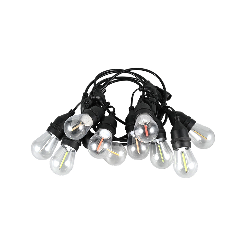 Guirlande lumineuse suspendue S14 E27 spirale RGBY Meteor