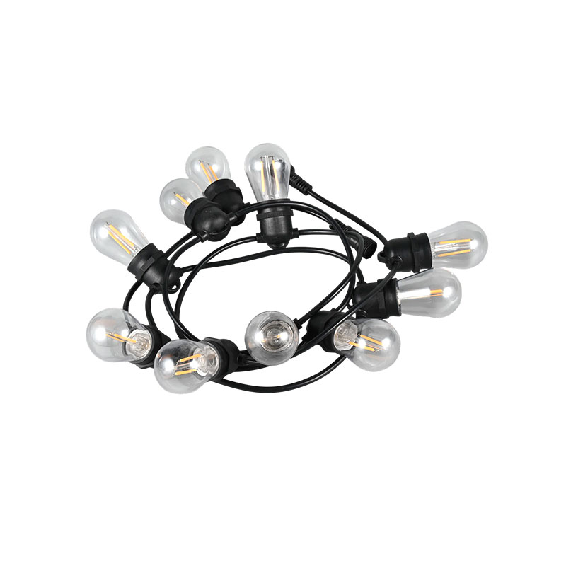Guirlande lumineuse d'extérieur S14 E27 blanc chaud