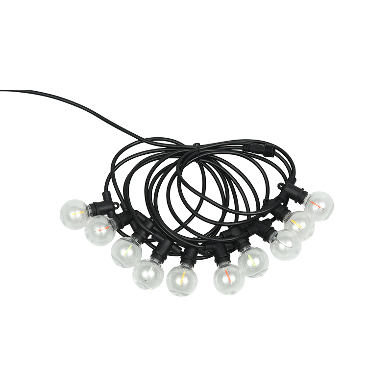 G40 boule bulle E12 bouche en spirale coloré LED éclairage décoratif de feston