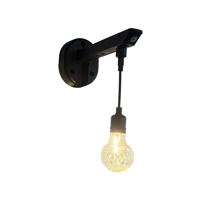 Applique solaire diffuse motif losanges (forme ampoule A60)